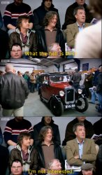Top Gear I'm not interested Meme Template