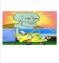Squidward Spongebob Meme Template