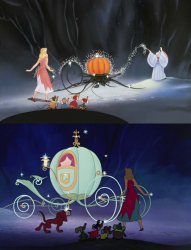 Cinderella Pumpkin Carriage Meme Template