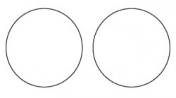 non overlapping venn diagram Meme Template