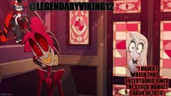 Viking12 Hazbin hotel announcement temp Meme Template