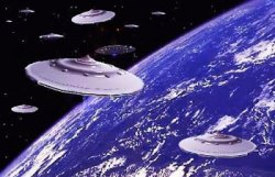 MASSIVE EXTRA TERRESTRIAL CONTACT Meme Template