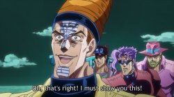 JoJo's Bizarre Adventure Terence T. D'Arby I must show you this! Meme Template
