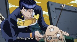 Josuke Thank goodness. You're still alive. Meme Template