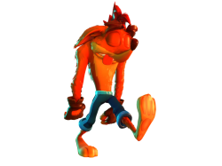 Crash Bandicoot Sleepwalking Meme Template