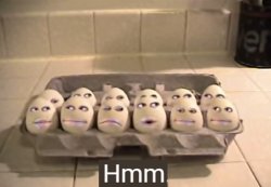 Thinking Eggs Meme Template