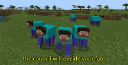 the council will decide your fate Meme Template