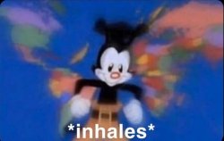 inhaling Yako Meme Template