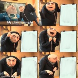 Extended Gru’s Plan Meme Template