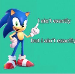 i ain't exactly but i ain't exactly Meme Template