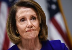 Pelosi pouty face loser Meme Template