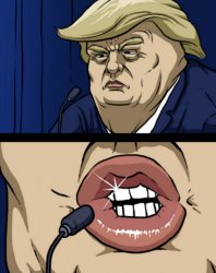 Trump Lips Meme Template