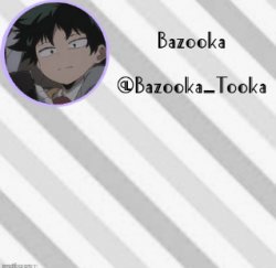 Bazooka's Borred Deku Announcement Template Meme Template