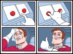 2 buttons: you vs. me Meme Template
