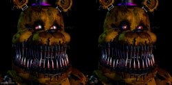 nightmare fredbear guilty Meme Template