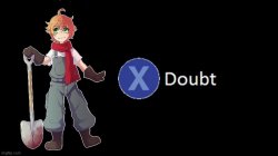 Eddie x to doubt Meme Template