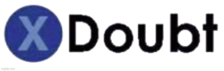 X doubt transparent 1 (crop watermark or do not use) Meme Template