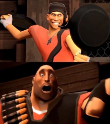 scout two pans Meme Template