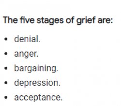 The stages of grief Meme Template