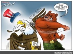 Russia hits back to U.S.A. Meme Template