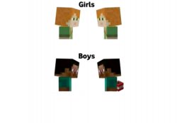 Girls VS Boys Meme Template