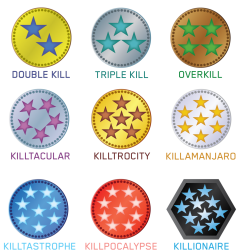 Halo multi kill medals Meme Template