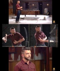 Forged In Fire Strength Testing Meme Template
