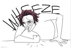 Tanjiro wheeze Meme Template