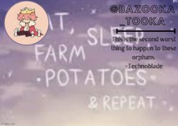 Bazooka's Technoblade template Meme Template