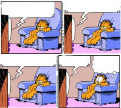 Garfield Tv Meme Template
