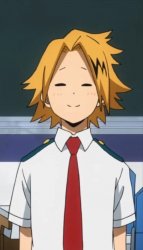 Denki being dumb Meme Template