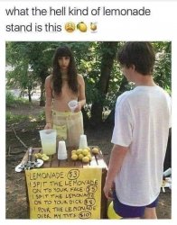Sexy lemonade stand Meme Template