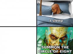 I sleep (Mordenkainen D&D version) Meme Template