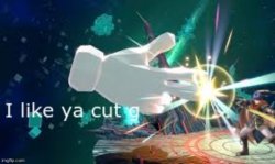 Master Hand Likes Ike's Cut Meme Template