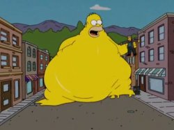 Fat Homer Meme Template