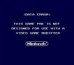 Nintendo Game Pak data Error Meme Template