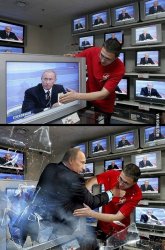 Putin TV meme Meme Template