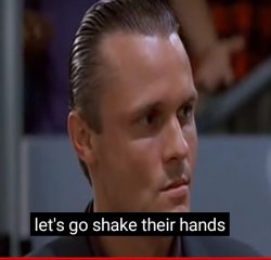 Let's go shake their hands Meme Template