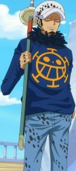 One Piece Trafalgar D. Water Law 9 Meme Template