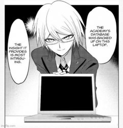 Togami presents the truth Meme Template