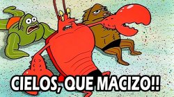 Larry la Langosta Cielos, que macizo!! Meme Template