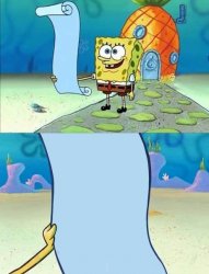 Spongebob List Meme Template