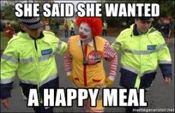 Happy Meal pedophile Meme Template