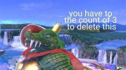 King K. Rool Delete this Meme Template