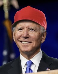 Biden MAGA hat Meme Template