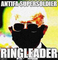 Joe Biden Antifa supersolider deep-fried 2 Meme Template