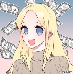 LaceyRobbins1 surrounded by money picrew Meme Template