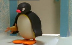Angry Pingu Meme Template