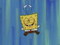 Spongebob Parachute Meme Template