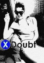 X doubt Lee Remick deep-fried 3 Meme Template